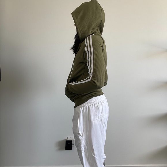 Olive green Adidas track jacket - Picture 5 of 6